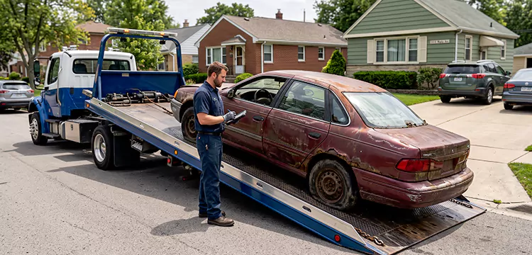 Non-Running Junk Vehicle Removal in Tampa