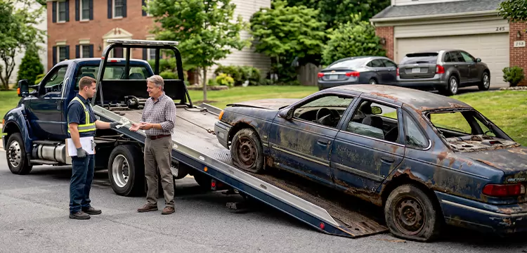 Old Junk Car Removal in Tampa