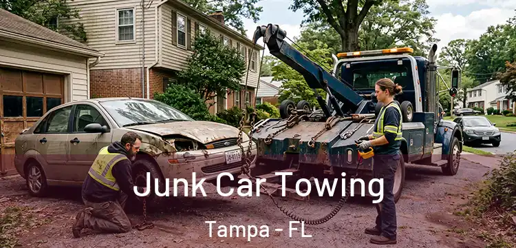 Junk Car Towing Tampa - FL