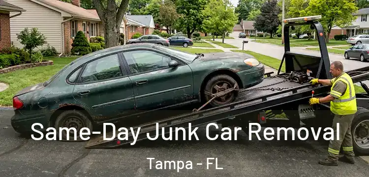 Same-Day Junk Car Removal Tampa - FL